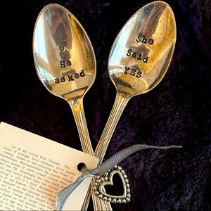 Vintage Silver tea spoons